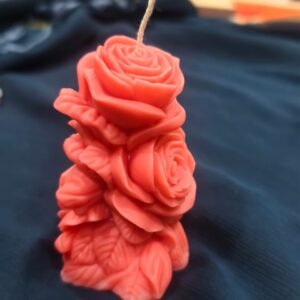 Rose Pillar Candle