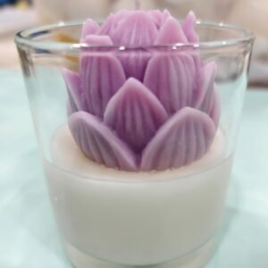 Lotus Candle in Glass