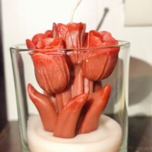 Tulip Candle in Jar
