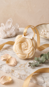 Rose Flower Candle