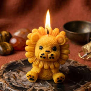 Cute Simba Character Wax Candle | Handcrafted Lion Candle